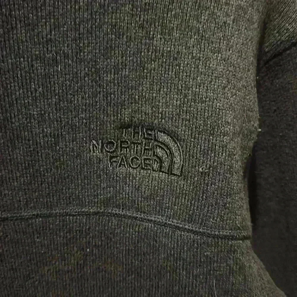North face full zip.  Call out, hole as pictured